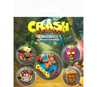 Crash Bandicoot - Pacco 5 Spille - Pop Out - Nuovo
