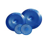 Crash Piatti Confezione Piatti Silent Blue 5 PZ 14 Hihats 16 Crash 18 Crashride 20 Inch Ride E Borsa 6 Feltri(Type1)
