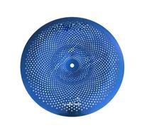 Crash Piatti Piatto Muto Silenzioso A Basso Volume Accessori Per Strumenti A Percussione Da 16 Pollici Resistente Agli Urti(Blue)