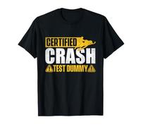 Crash Test Certificato - Snowmobile Snow Sled Rider Maglietta