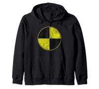 Crash Test Dummy Costume Pretend I'm A Crash Test MANZIO Felpa con Cappuccio