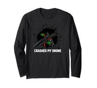 Crashed My Drone FPV Pilot Quadcopter Racing Maglia a Manica