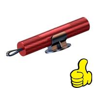 Crashescape Mini - Emergency Window Breaker & Seatbelt Cutter, Hardpointing Safe Hammer, Glass Breaker Under Water, Car Hammer Window Breaker Emergency Escape Tool (Red) (red)