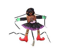 Crashing Witch Halloween Witch Decorations Crashing Witch into Tree Outdoor