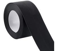 CRASPIRE 10.5 Piedi Striscia di Mastice Nera Nastro di Mastice per Bagno in PVC Impermeabile Antimacchia Autoadesivo Protezione per Angoli della Vasca da Bagno della Cucina Nastro Sigillante