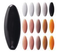 CRASPIRE 16 Pz 8 Spilli Hijab Colorati Ovali Assortiti Sciarpa Spilla da Balia Bulk Jersey Head Warp Cloth Chiusura di Chiusura Spilla Pannolino Clip da Bavero per Donna Scialli Accessori Turbante