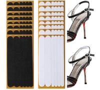 CRASPIRE 18 Fogli Inserto per Cuscino per Cinturino per Scarpe Impugnature per Tallone 2 Colori Grip per Cinturino per Scarpe Adesivo per Striscia per Tallone in Schiuma Autoadesiva Cuscinetti