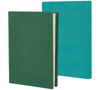CRASPIRE 2 pz. Copertina Elastica per Libri Copertina Verde per Libri 7 x 13 Pollici Custodia per Quaderno in Tessuto Fino A 7 x 9 Pollici Copertina Rettangolare Elastica Riutilizzabile e Lavabile