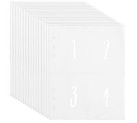 CRASPIRE 25 Confezione 100 Tasche Buste per Raccoglitori A5 3.77x2.71 Buste per Carte Collezionabili Fogli Fotografici KPOP Ultra Trasparenti su Un Lato 4 Pagine per Foto Tascabili con Caricamento