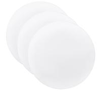 CRASPIRE 3 Foglio Acrilico Trasparente Circolare da 6 Pollici Dischi Rotondi da 0.06 Pollici di Spessore Pannello Trasparente per Biglietti da Visita Cricut Taglio Cornice per Foto Pittura