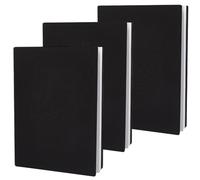 CRASPIRE 3 pz. Copertina per Libro Elasticizzata Nera in Poliestere Lavabile Riutilizzabile per Libri Ripetuti per Forniture di Libri Tascabili Decorazione Adatta per Amanti dei Libri.