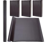 CRASPIRE 31.5 x 16.5 Panno per Libri in Finta Pelle Marrone per Rilegatura di Libri A3-A8 Superficie Liscia in PU Rivestimento Base in Tessuto Non Tessuto Rivestito in Poliuretano Protezione