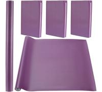 CRASPIRE 31.5 x 16.5 Panno per Libri in Finta Pelle Viola per Rilegatura di Libri A3-A8 Superficie Liscia in PU Rivestimento Base in Tessuto Non Tessuto Rivestito in Poliuretano Protezione