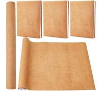 CRASPIRE 51 x 11.8 pollice Pelle Scamosciata Libro Panno per Rilegatura di Libri Superficie Del Tessuto Copertina con Supporto In Carta Libri Album Scrapbooking Archivio Fai Da Te Copertura Protezione