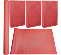 CRASPIRE 59 x 16.9 Pollice Panno per Libri in Lino Rosso per Libri A3-A8 Rilegatura Superficie in Tessuto Copertina per Libri con Supporto in Carta Libri Album Scrapbooking Archivio