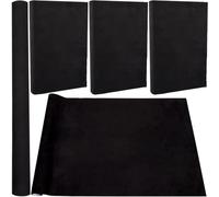 CRASPIRE 59 x 16.9 Pollice Panno Scamosciato Nero per Libri A3-A8 Rilegatura Superficie in Tessuto Copertina per Libri con Retro in Carta Libri Album Scrapbooking Archivio Fai da Te Protezione