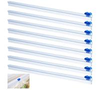 CRASPIRE 8 taglierina per Diapositive 13" taglierina per Alimenti Riutilizzabile Taglierina per Pellicola Trasparente Blu, Dispenser per Involucro di Plastica Rifornimento Cucina Domestica