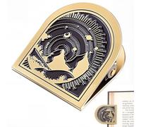 CRASPIRE Clip per Libri in Metallo per Viaggiatori Clip per Diario Foresta Vintage in Lega di Bronzo Antico Midori Raccoglitore Decorativo Portapagina per Viaggiatori TN Accessori per La Decorazione