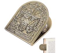 CRASPIRE Clip per Quaderno da Viaggio in Metallo per Raccoglitori di Banconote in Lega di Bronzo Antico Vintage A Forma di Farfalla Midori per Viaggiatori per TN per Arte Diario Lettura Decorazione