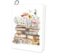 CRASPIRE Copertina Elastica per Libri - Lavabile, Riutilizzabile in Nylon - Protegge Fino A 9 x 11 Pollici - Elastici per Quaderni Adatti alla Maggior Parte dei Libri