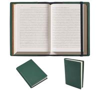 CRASPIRE Copertina per Quaderno in Pelle A5 con Scomparti per Carte di Credito Custodia Impermeabile in PU Verde Cartella Portadocumenti in Pelle Riutilizzabile Organizer per Amanti dei Libri Regali