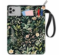 CRASPIRE Copertine per Libri con Piante Foglie Fiori per Libri Tascabili in Tessuto Lavabile con Cerniera e Tasca Extra per Gli Amanti dei Libri Regali per I Compagni di Classe.