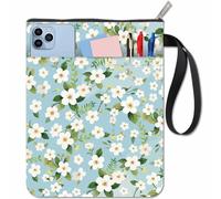 CRASPIRE Copertine per Libri Floreali Custodia per Libri A Forma di Fiore Protezione per Libri in Brossura Copertina in Tessuto Lavabile con Cerniera e Tasca Extra per Amanti dei Libri Regali