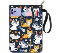 CRASPIRE Custodia per Libri con Cerniera Borsa Extra Impermeabile in Tessuto Custodia Protettiva Portatile con Corda Copertina Bifacciale per Quaderno con Copertina Rigida Diario della Bibbia Libro