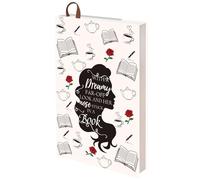 CRASPIRE Custodia Protettiva per Libri A5 Copertine per Libri Tascabili Tessuto Lavabile 12.4x8.8 Pollici Calzini Regolabili per Libri di Testo A5 Segnalibro Leggi Fiabe Just Spicy Castle Stands