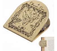 CRASPIRE Fiori Farfalla Giornale Clip in Metallo Vintage Viaggiatori Quaderno Libro Raccoglitore di Fatture Lega Bronzo Antico Decorativo Midori Viaggiatori per TN Viaggiatori Arte Lettura