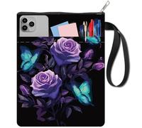 CRASPIRE June Rose Book Sleeve Copertina per Libri Protezione Lavabile per Libri Custodia per Libri da 11 x 8.7 Pollice per Donne Bibliotecaria Lettrice Amante dei Libri Bibliofila Topo di Biblioteca