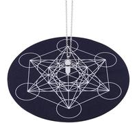 CRASPIRE Kit per Creazione di Cuscinetti per Pendolo Tappetini per Rabdomanzia e Astrologia Tappetino per Pendolo per Altare in Gomma Tappetini Boho Cristallo di Quarzo con Pendenti A Punta Naturale