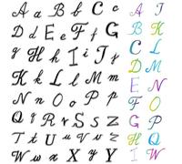 CRASPIRE Lettere Numeri Timbri in Gomma Trasparenti Alfabeto Scrittura per La Creazione di Biglietti Iniziali Sigilli in Silicone Trasparenti Timbro Giornalismo Creazione di Biglietti Amici