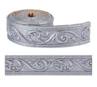 CRASPIRE Modanatura A Corona 3D Grigio Chiaro Stacca e Attacca Modanature Flessibili Bordatura Striscia di Bordatura Cornice per Specchio In Schiuma Battiscopa Linee di Parete Autoadesive per Soffitto