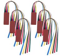 CRASPIRE Segnalibro con Nastro Biblico in Pelle Sintetica PU Nastri Colorati con 5 Cordino Colori Mai più Pagine Che Si Girano Pennarelli Creativi Arcobaleno Regalo per Amanti dei Libri Lettori