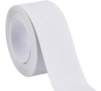 CRASPIRE Striscia Sigillante per Pareti per Vasca da Bagno, 1.4" x 10.5 Metro, in PVC Bianco, Autoadesivo, Impermeabile, Striscia di Nastro Sigillante, Sigillante Decorativo, per Lavello della Cucina