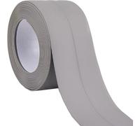 CRASPIRE Striscia Sigillante per Pareti per Vasca da Bagno 1.4" x 10.5Ft PVC Grigio Chiaro Nastro Sigillante Autoadesivo Impermeabile Striscia Sigillante per Sigillante Decorativo per Cucina Bagno