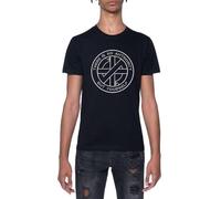 Crass - There Is NoAuthority But Yourself T-Shirt Manica Corta Girocollo Nera per Uomo