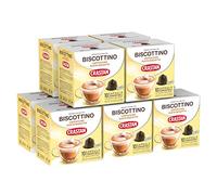 CRASTAN 1870, 100 Capsule, 10 Box da 10 Capsule di Bevanda al Gusto Biscotto, Capsule Compatibili con Dolce Gusto da Zuccherare a Piacere, Bevanda Senza Glutine, 100% Made in Italy