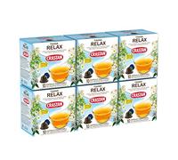 CRASTAN 1870, 60 Capsule Compatibili con Dolce Gusto, 6 Box da 10 di Tisana Relax, Senza Zuccheri e Aromi Aggiunti, 100% Made in Italy
