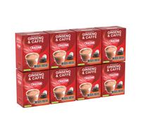 CRASTAN 1870 - Capsule compatibili A Modo Mio - Ginseng e Caffè - 8 Box da 16 Ca