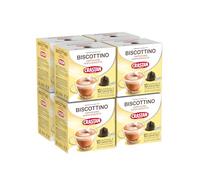 CRASTAN 1870 - Capsule compatibili Dolce Gusto - Biscottino - Cappuccino al Gusto Biscotto - 8 Box da 10 - Totale 80 capsule - Senza Glutine