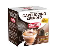 CRASTAN 1870 - Capsule compatibili Dolce Gusto - Cappuccino Cremoso - 1 box da 10 capsule - Da zuccherare a piacere