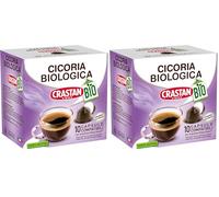 CRASTAN 1870 - Capsule Compatibili Dolce Gusto - Cicoria Biologica - 1 Box da 10 Capsule - Naturalmente Priva di Caffeina e con Pochi Grassi - Senza Glutine (Confezione da 2)