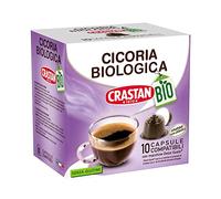CRASTAN 1870 - Capsule Compatibili Dolce Gusto - Cicoria Biologica - 1 Box da 10 Capsule - Naturalmente Priva di Caffeina e con Pochi Grassi - Senza Glutine