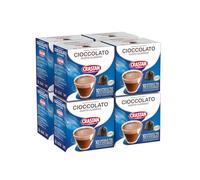 CRASTAN 1870 - Capsule compatibili Dolce Gusto - Cioccolato gusto classico - 8 box da 10 caps - Totale 80 capsule - Senza Glutine - Da zuccherare