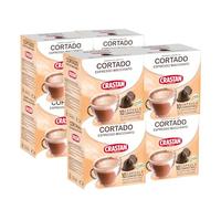 CRASTAN 1870 - Capsule compatibili Dolce Gusto - Cortado Espresso Macchiato - 8 box da 10 capsule - Totale 80 capsule - Da zuccherare a piacere