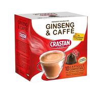 Crastan Capsule Compatibili Dolce Gusto - Ginseng & Caffè Da Zuccherare - 1 confezione da 10 capsule