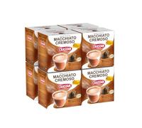 CRASTAN 1870, 80 Capsule, 8 Box da 10 Capsule di Bevanda al Gusto Macchiato e Cremoso, Capsule Compatibili con Dolce Gusto da Zuccherare a Piacere, Schiuma Perfetta, 100% Made in Italy