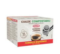 CRASTAN 1870 Cialde ESE Compostabili Espresso al Ginseng Con estratto di Panax